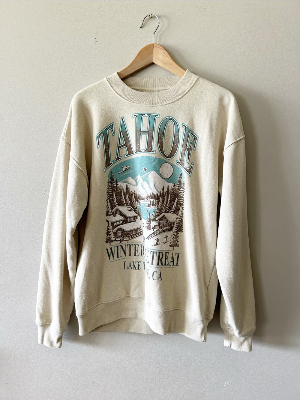 State of Mine • Cream Tahoe Graphic Crewneck sweatshirt